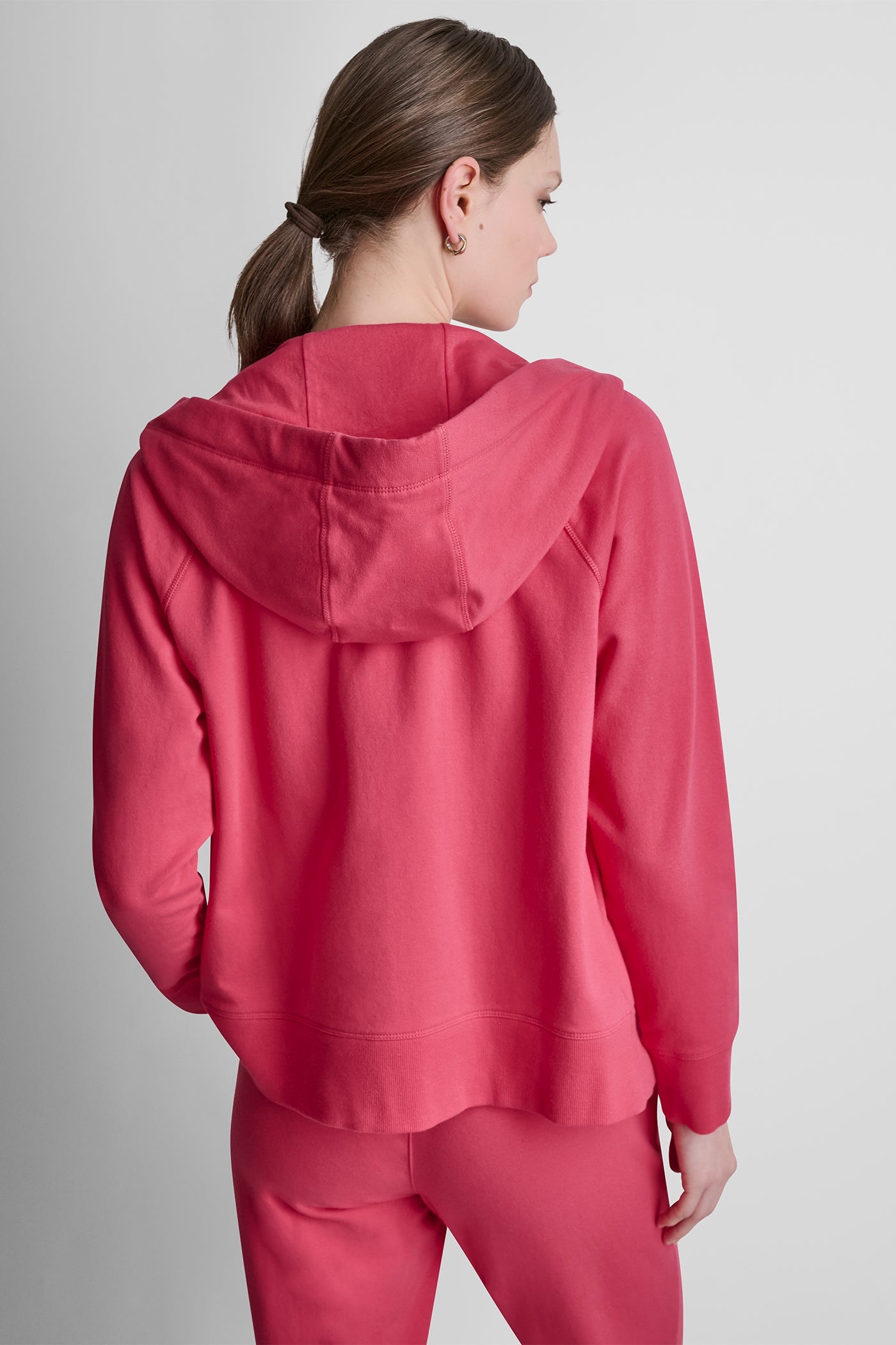 TWO-TONE LOGO DRAWSTRING HOODIE