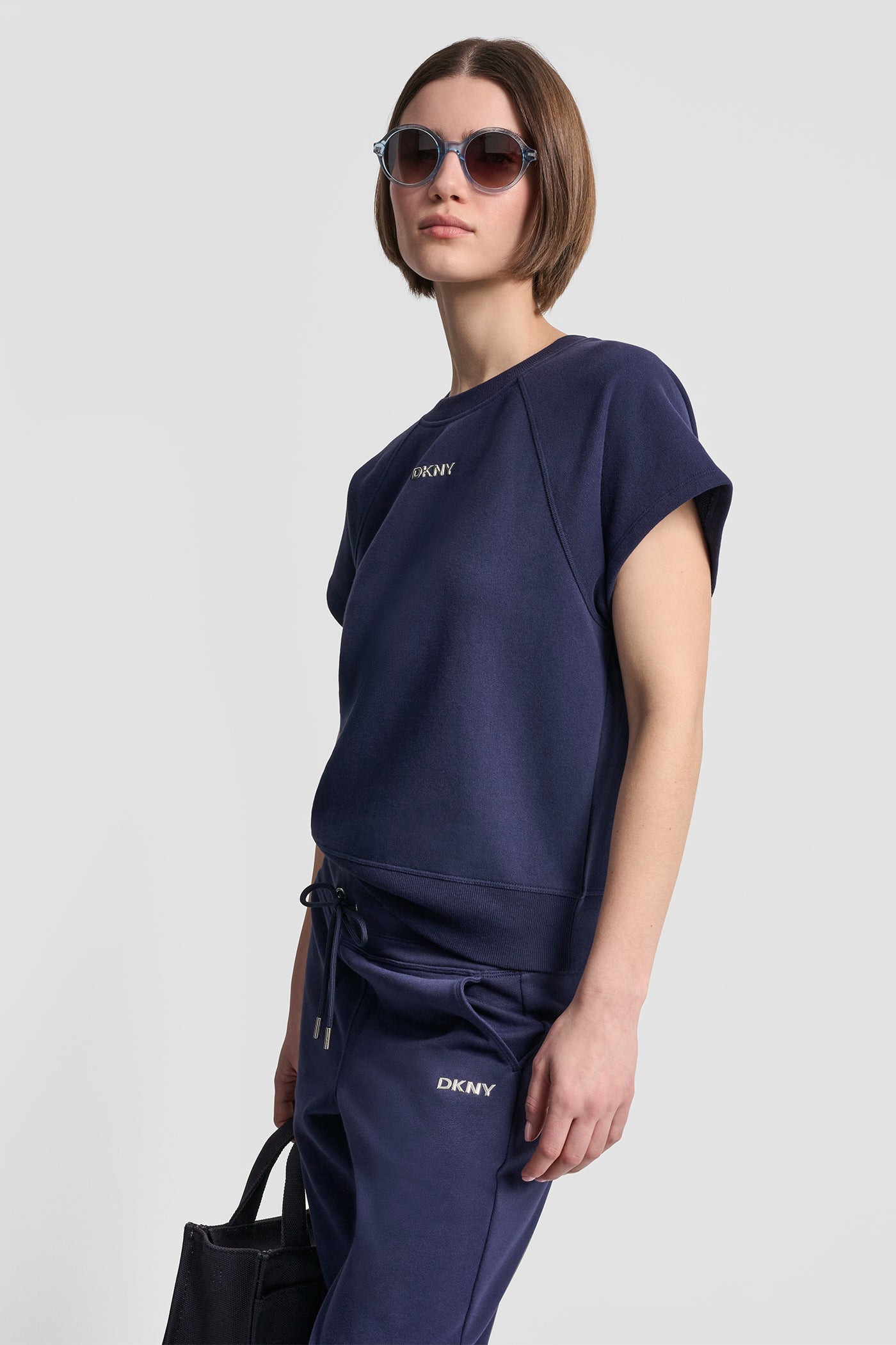 METALLIC BUBBLE LOGO SHORT SLEEVE PULLOVER