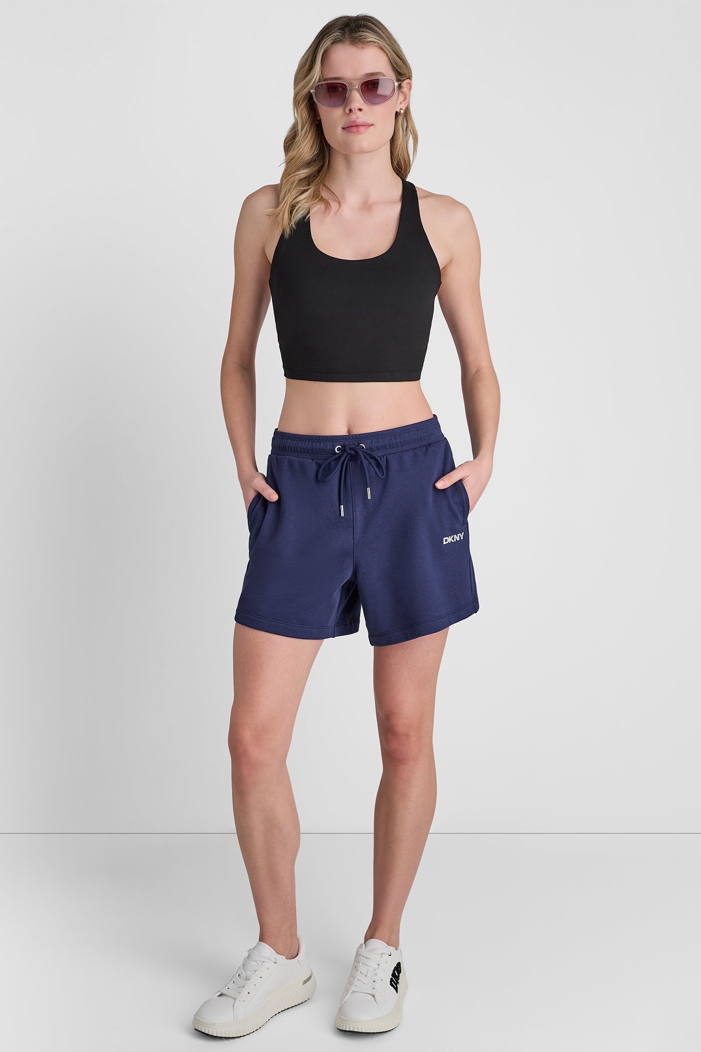 HIGH-RISE LOGO SWEAT SHORTS