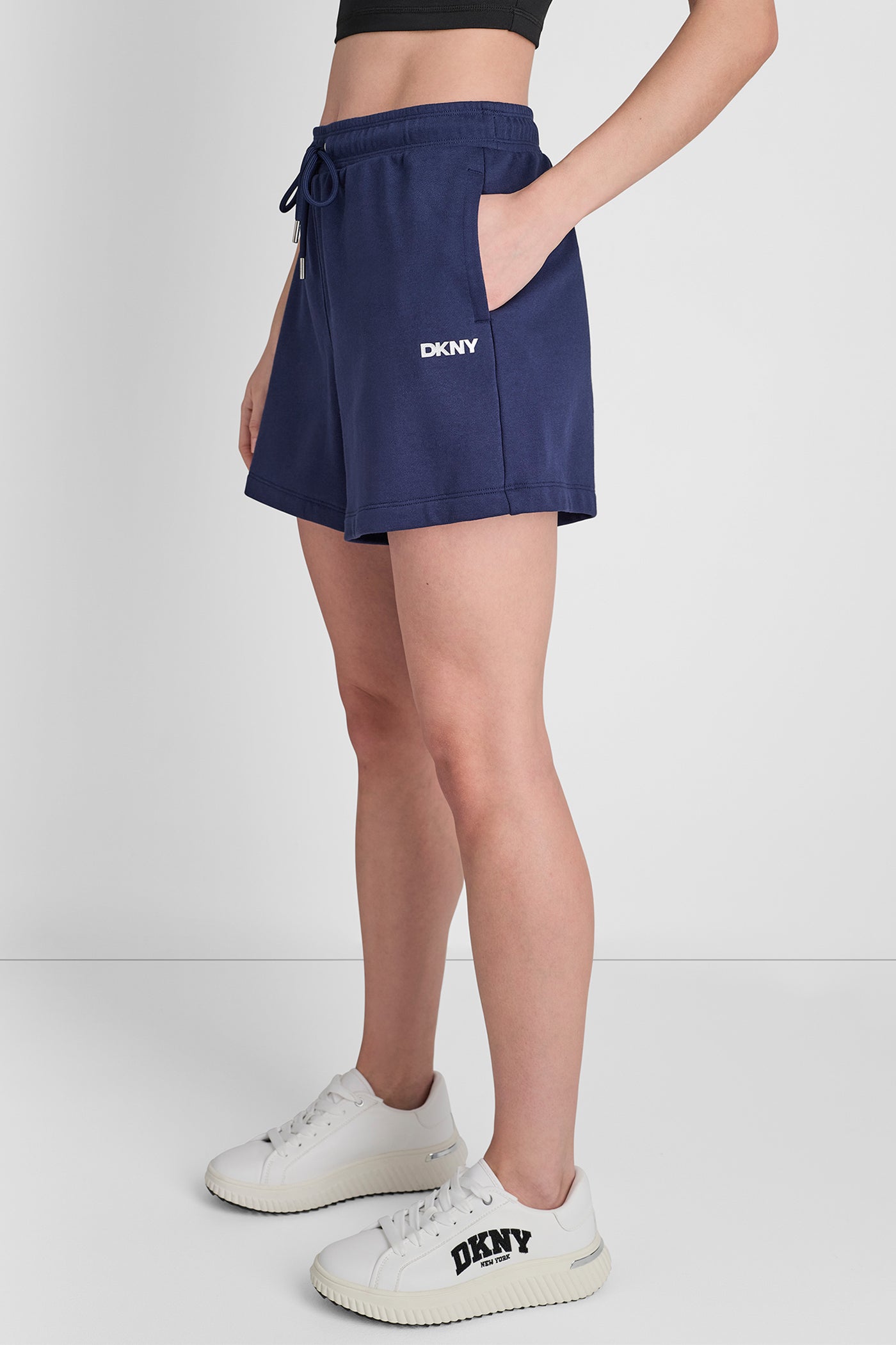 HIGH-RISE LOGO SWEAT SHORTS
