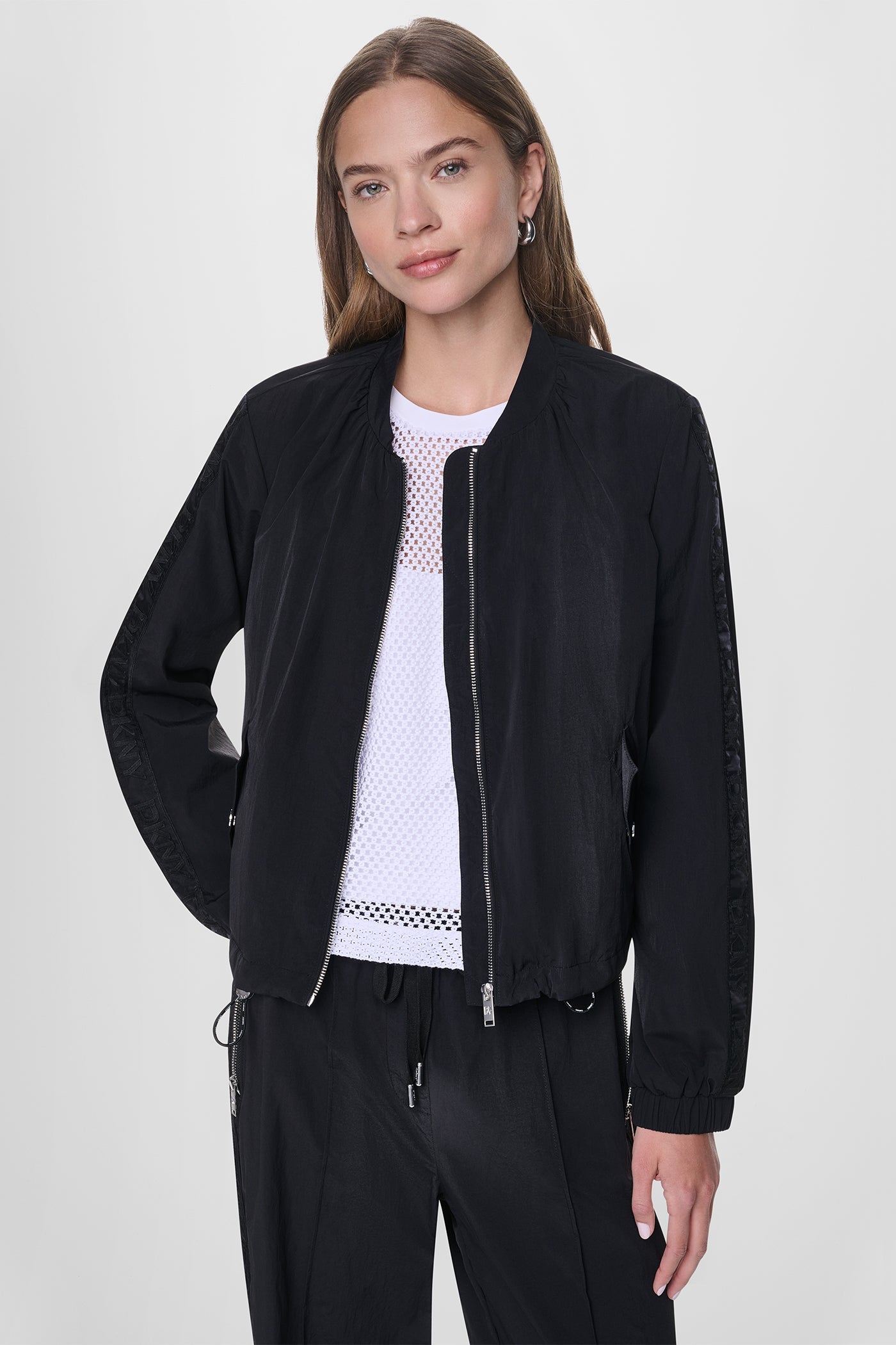 LOGO TRIM TECH JACKET