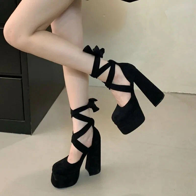 Glamour Block Heel Sandals